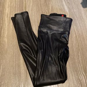 Spanx faux leather leggings!